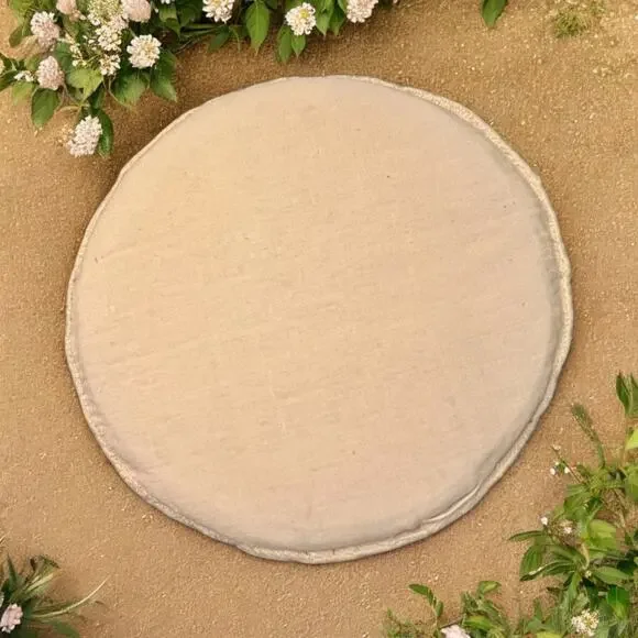 Vintage Wool Needlepoint Chair Cushions-Handmade Athens Greece-Set of 4 Pad-Boho